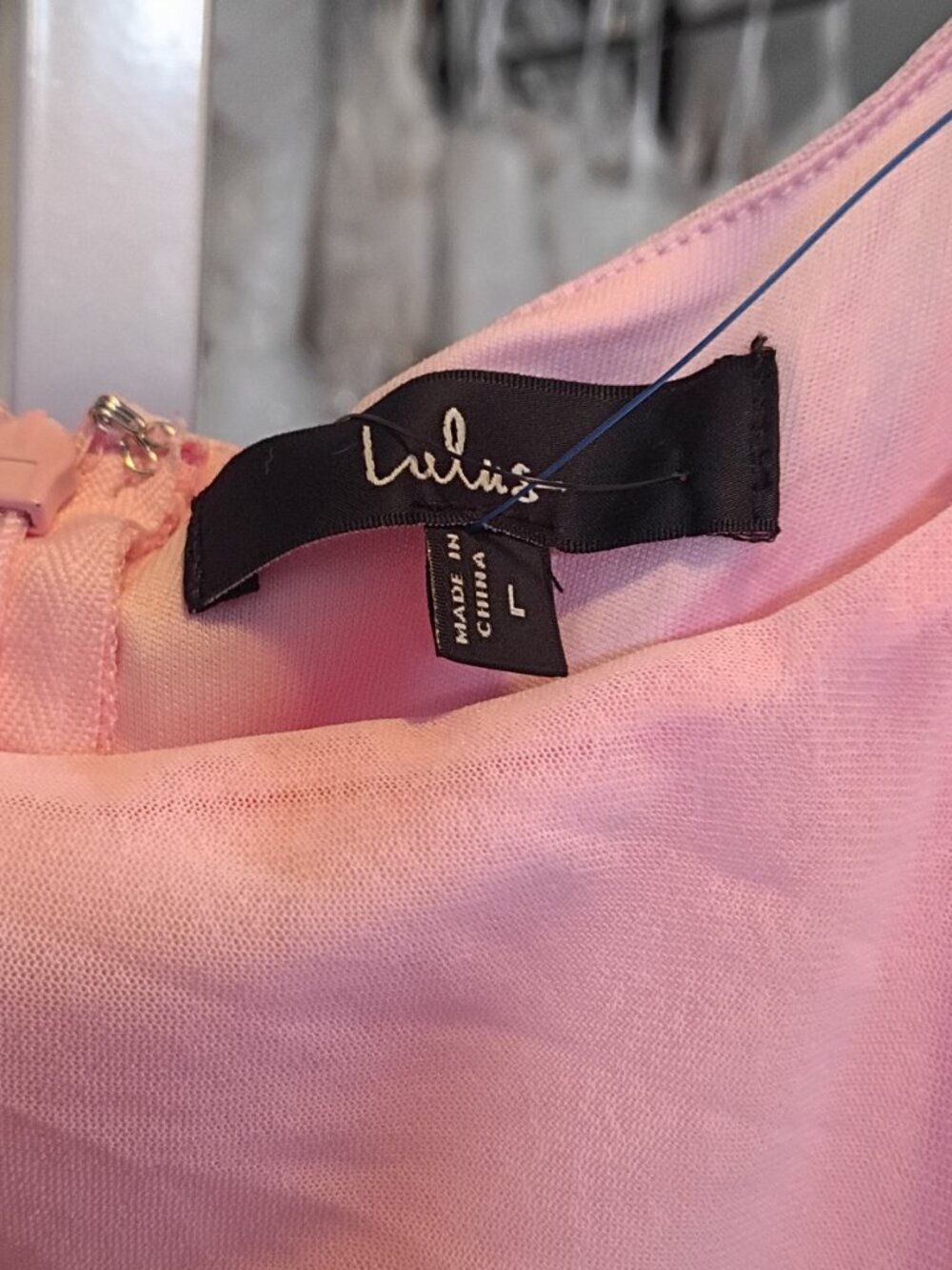 NWT Lulus Perfect Sensation Pink Ruched Puff Sleeve Mini Dress Size L - Picture 6 of 7
